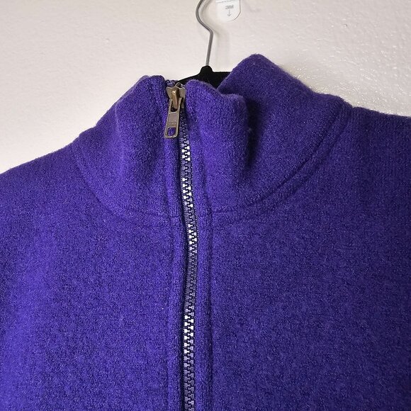 Vintage Patagonia XS Purple 100% Wool Half Zip Sweater Gorpcore Street Wear - Picture 3 of 7
